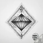 Tattoo sketch diamond tattoo, ink illustratio… – tattoo sketch (№1756803054_0, 02.09.2025 08:50) — tattoovalue.net