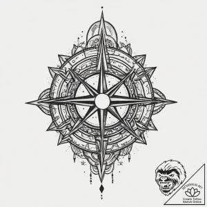 Tattoo sketch hands with a star, tattoo line… – tattoo sketch (№1756804051_0, 02.09.2025 09:07) — tattoovalue.net