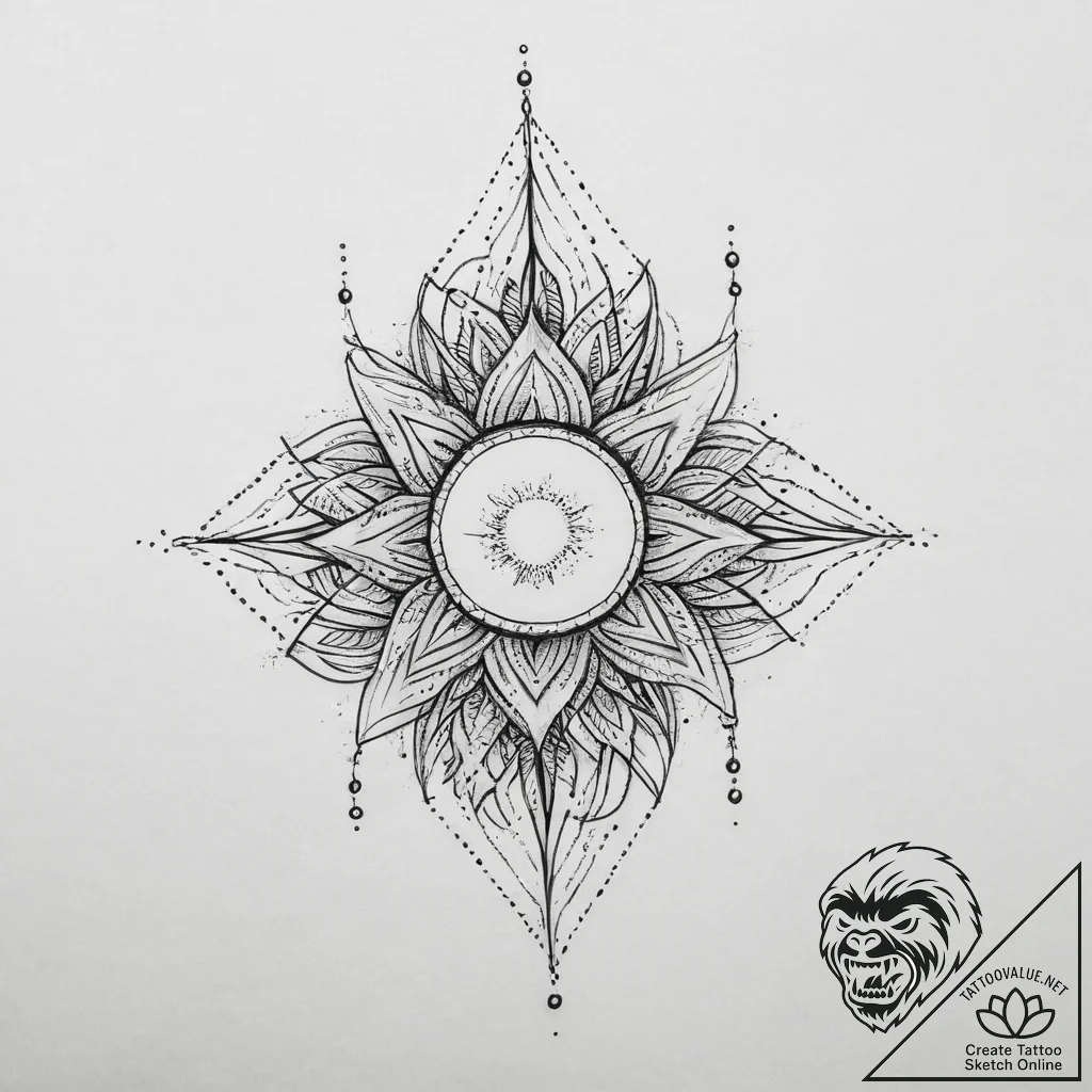 Tattoo sketch universe, artistic tattoo sketc... - tattoo sketch (№1756804257_0, 02.09.2025 09:10) — tattoovalue.net