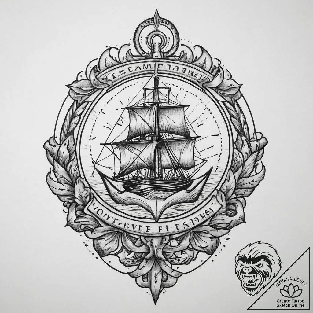 Tattoo sketch fortress, tattoo line art, bold... - tattoo sketch (№1756807081_0, 02.09.2025 09:58) — tattoovalue.net