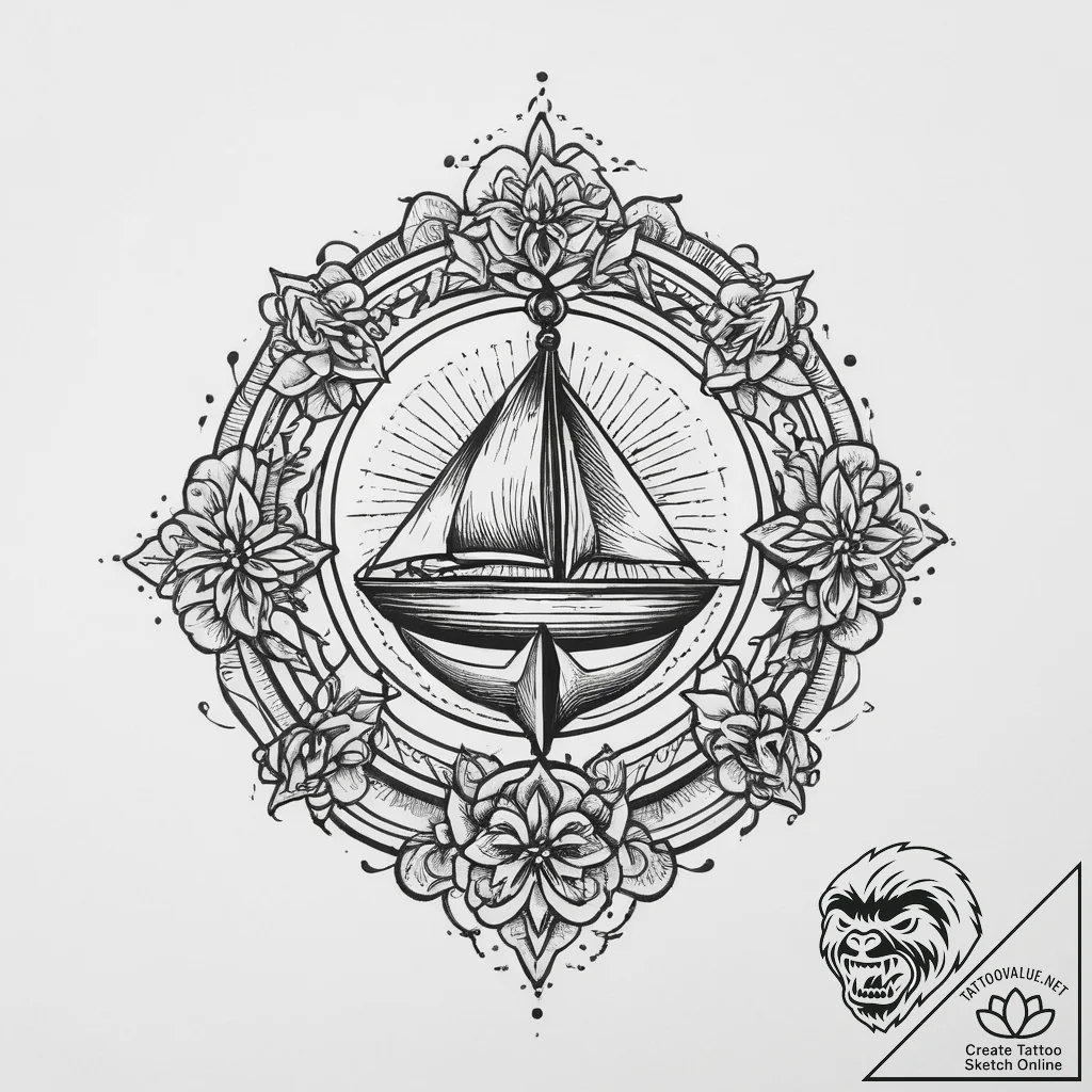 Tattoo sketch divine icon, tattoo flash sheet... - tattoo sketch (№1756886329_0, 03.09.2025 07:58) — tattoovalue.net
