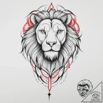 Tattoo sketch griffin with a lion, tattoo ske… – tattoo sketch (№1756891075_0, 03.09.2025 09:17) — tattoovalue.net