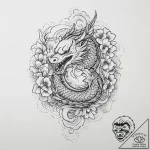 Tattoo sketch slavic embroidery pattern with… – tattoo sketch (№1756891471_0, 03.09.2025 09:24) — tattoovalue.net