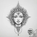 Tattoo sketch spiritual narrative – tattoo sketch (№1756891674_0, 03.09.2025 09:27) — tattoovalue.net