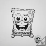 Tattoo sketch spongebob squarepants with squi… – tattoo sketch (№1756892064_0, 03.09.2025 09:34) — tattoovalue.net