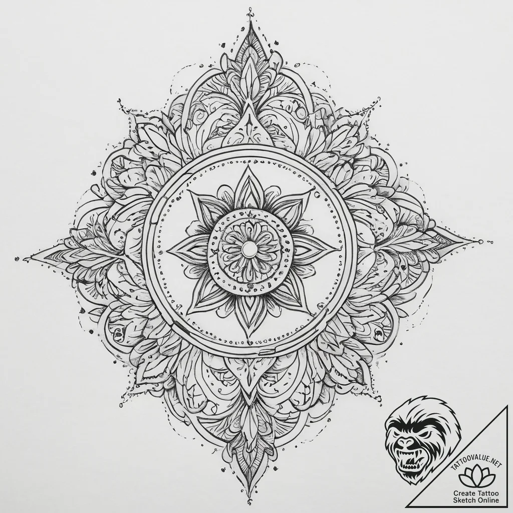 Tattoo sketch cosmic representation, tattoo d... - tattoo sketch (№1756893240_0, 03.09.2025 09:54) — tattoovalue.net