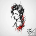 Tattoo sketch bonita, tattoo sketch design, b… – tattoo sketch (№1756894214_0, 03.09.2025 10:10) — tattoovalue.net