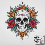 Tattoo sketch cosmic existence, tattoo line a… – tattoo sketch (№1756896967_0, 03.09.2025 10:56) — tattoovalue.net