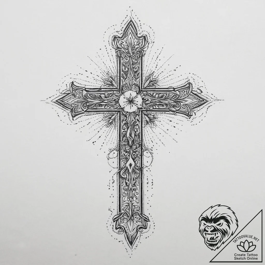 Tattoo sketch light, tattoo flash sheet desig... - tattoo sketch (№1756897176_0, 03.09.2025 10:59) — tattoovalue.net