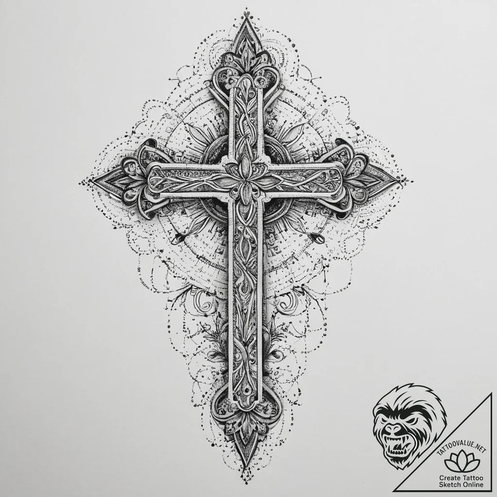Tattoo sketch mythical tattoo, ink illustrati... - tattoo sketch (№1756901491_0, 03.09.2025 12:11) — tattoovalue.net