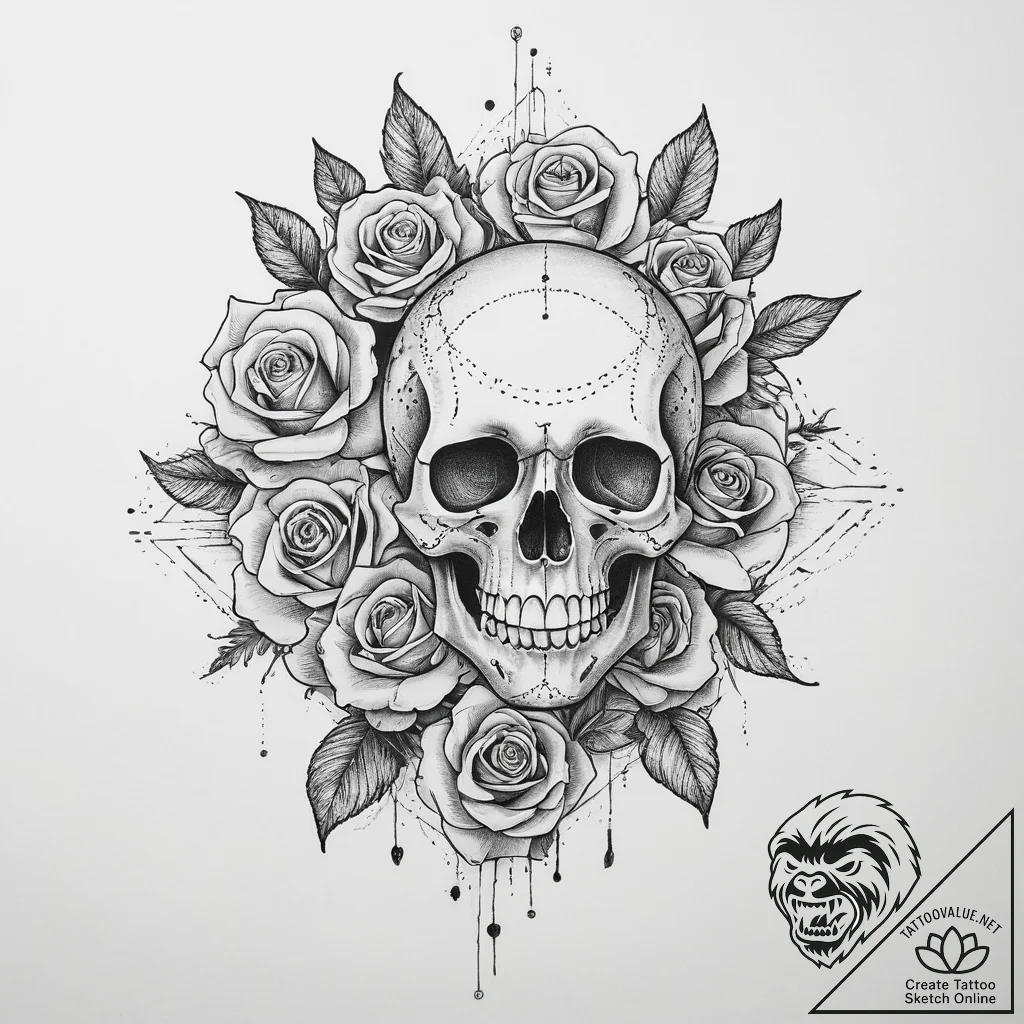 Tattoo sketch programmer binary code and comp... - tattoo sketch (№1756906576_0, 03.09.2025 13:36) — tattoovalue.net