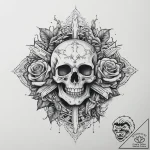 Tattoo sketch necromancer, ink illustration f… – tattoo sketch (№1756909485_0, 03.09.2025 14:24) — tattoovalue.net