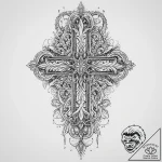 Tattoo sketch slavic embroidery pattern with… – tattoo sketch (№1756911484_0, 03.09.2025 14:58) — tattoovalue.net
