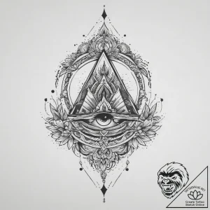 Tattoo sketch mirage, ink illustration for ta… – tattoo sketch (№1756911682_0, 03.09.2025 15:01) — tattoovalue.net