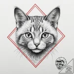 Tattoo sketch playful kitten tattoo, tattoo s… – tattoo sketch (№1756912677_0, 03.09.2025 15:17) — tattoovalue.net