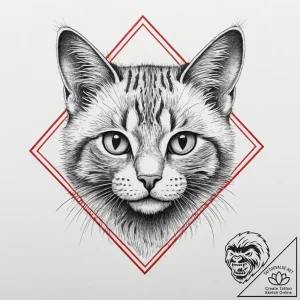Tattoo sketch playful kitten tattoo, tattoo s… – tattoo sketch (№1756912677_0, 03.09.2025 15:17) — tattoovalue.net