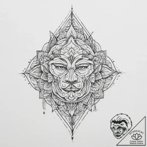Tattoo sketch иероглифы, concept art for tatt… – tattoo sketch (№1756912881_0, 03.09.2025 15:21) — tattoovalue.net