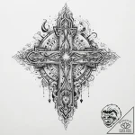 Tattoo sketch cosmic realm, concept art for t… – tattoo sketch (№1756913477_0, 03.09.2025 15:31) — tattoovalue.net