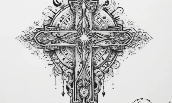 Tattoo sketch cosmic realm, concept art for t... - tattoo sketch (№1756913477_0, 03.09.2025 15:31) — tattoovalue.net