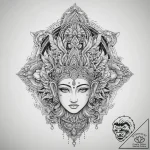 Tattoo sketch hindu gods with animal heads, t… – tattoo sketch (№1756913674_0, 03.09.2025 15:34) — tattoovalue.net