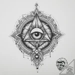 Tattoo sketch cosmic wizard, concept art for… – tattoo sketch (№1757001079_0, 04.09.2025 15:51) — tattoovalue.net