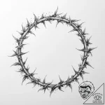 Tattoo sketch crown of thorns, tattoo drawing… – tattoo sketch (№1757003305_0, 04.09.2025 16:28) — tattoovalue.net