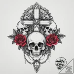 Tattoo sketch hands with a chain, concept art… – tattoo sketch (№1757004487_0, 04.09.2025 16:48) — tattoovalue.net