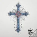 Tattoo sketch blue, artistic tattoo sketch, o… – tattoo sketch (№1757004684_0, 04.09.2025 16:51) — tattoovalue.net