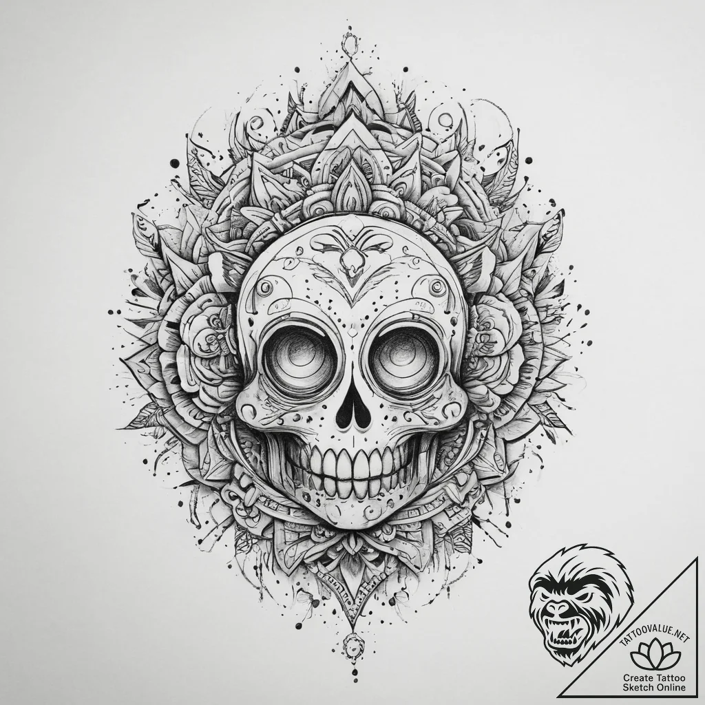 Tattoo sketch mind, tattoo flash sheet design... - tattoo sketch (№1757006676_0, 04.09.2025 17:24) — tattoovalue.net