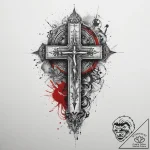 Tattoo sketch divine portrayal, tattoo sketch… – tattoo sketch (№1757008688_0, 04.09.2025 17:58) — tattoovalue.net