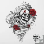 Tattoo sketch surfing a person on a wave, con… – tattoo sketch (№1757009687_0, 04.09.2025 18:14) — tattoovalue.net