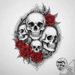Tattoo sketch village, tattoo drawing outline… – tattoo sketch (№1757011063_0, 04.09.2025 18:37) — tattoovalue.net