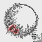 Tattoo sketch embroidery an embroidery hoop,… – tattoo sketch (№1757012058_0, 04.09.2025 18:54) — tattoovalue.net