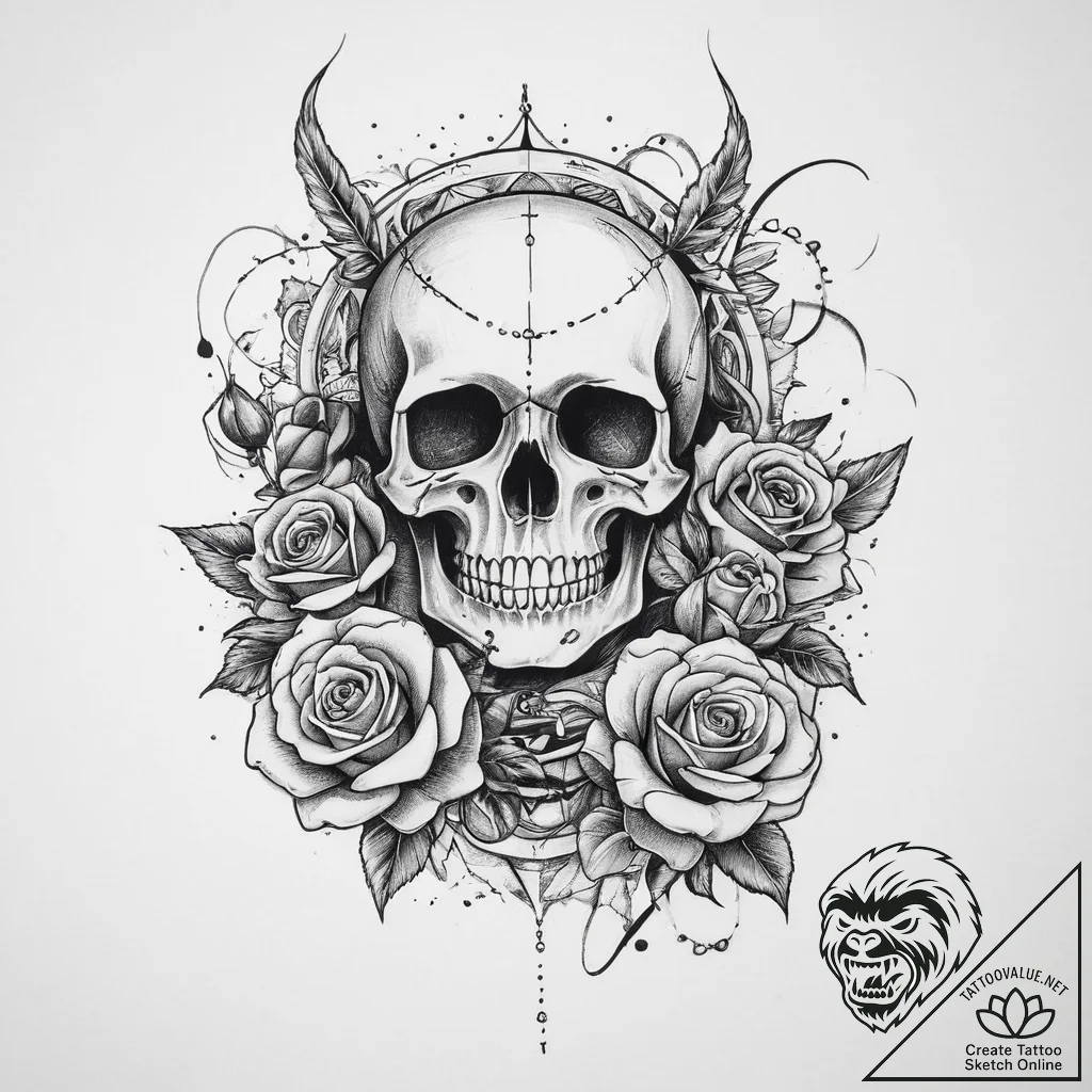 Tattoo sketch spark, concept art for tattoo,... - tattoo sketch (№1757012256_0, 04.09.2025 18:57) — tattoovalue.net