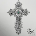 Tattoo sketch emerald, tattoo drawing outline… – tattoo sketch (№1757013253_0, 04.09.2025 19:14) — tattoovalue.net
