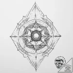 Tattoo sketch cosmic land, tattoo drawing out… – tattoo sketch (№1757015231_0, 04.09.2025 19:47) — tattoovalue.net