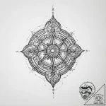 Tattoo sketch spiritual domain – tattoo sketch (№1757015834_0, 04.09.2025 19:57) — tattoovalue.net