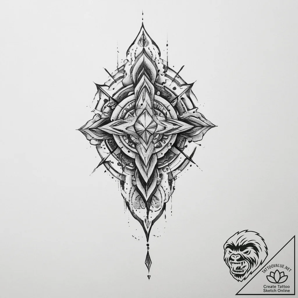 Tattoo sketch stone - tattoo sketch (№1757016044_0, 04.09.2025 20:00) — tattoovalue.net
