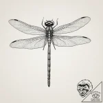 Tattoo sketch damselfly, ink illustration for… – tattoo sketch (№1757017031_0, 04.09.2025 20:17) — tattoovalue.net