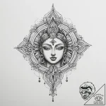 Tattoo sketch spiritual fount – tattoo sketch (№1757019428_0, 04.09.2025 20:57) — tattoovalue.net