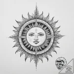 Tattoo sketch sun tattoo, tattoo line art, bo… – tattoo sketch (№1757021430_0, 04.09.2025 21:30) — tattoovalue.net