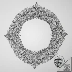 Tattoo sketch mirror, ink illustration for ta… – tattoo sketch (№1757028875_0, 04.09.2025 23:34) — tattoovalue.net