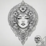 Tattoo sketch silver, artistic tattoo sketch,… – tattoo sketch (№1757030685_0, 05.09.2025 00:04) — tattoovalue.net