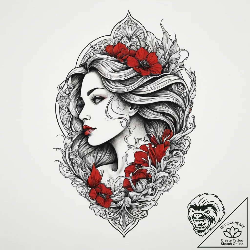 Tattoo sketch mermaid tattoo, ink illustratio... - tattoo sketch (№1757031288_0, 05.09.2025 00:14) — tattoovalue.net