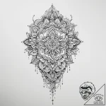 Tattoo sketch lace tattoo, ink illustration f… – tattoo sketch (№1757061469_0, 05.09.2025 08:37) — tattoovalue.net