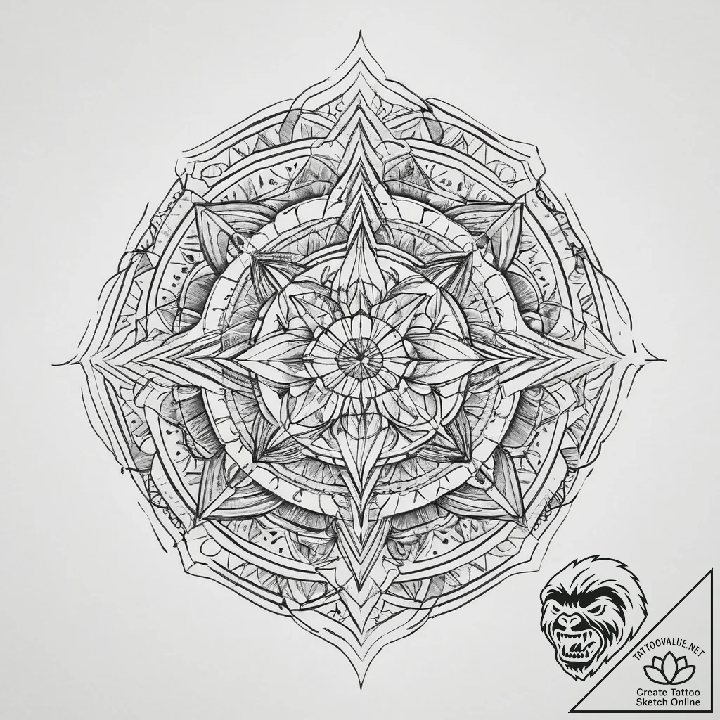 Tattoo sketch dwarven king, concept art for t... - tattoo sketch (№1757065069_0, 05.09.2025 09:37) — tattoovalue.net