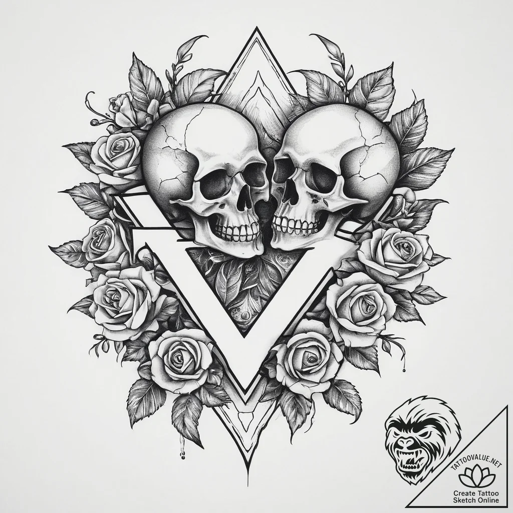 Tattoo sketch hands with a letter, artistic t... - tattoo sketch (№1757067267_0, 05.09.2025 10:14) — tattoovalue.net