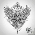 Tattoo sketch aztec eagle warrior, artistic t… – tattoo sketch (№1757068661_0, 05.09.2025 10:37) — tattoovalue.net