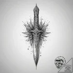 Tattoo sketch dagger point, tattoo line art,… – tattoo sketch (№1757068859_0, 05.09.2025 10:40) — tattoovalue.net