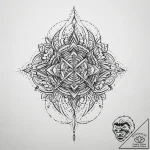 Tattoo sketch path, concept art for tattoo, o… – tattoo sketch (№1757069872_0, 05.09.2025 10:57) — tattoovalue.net